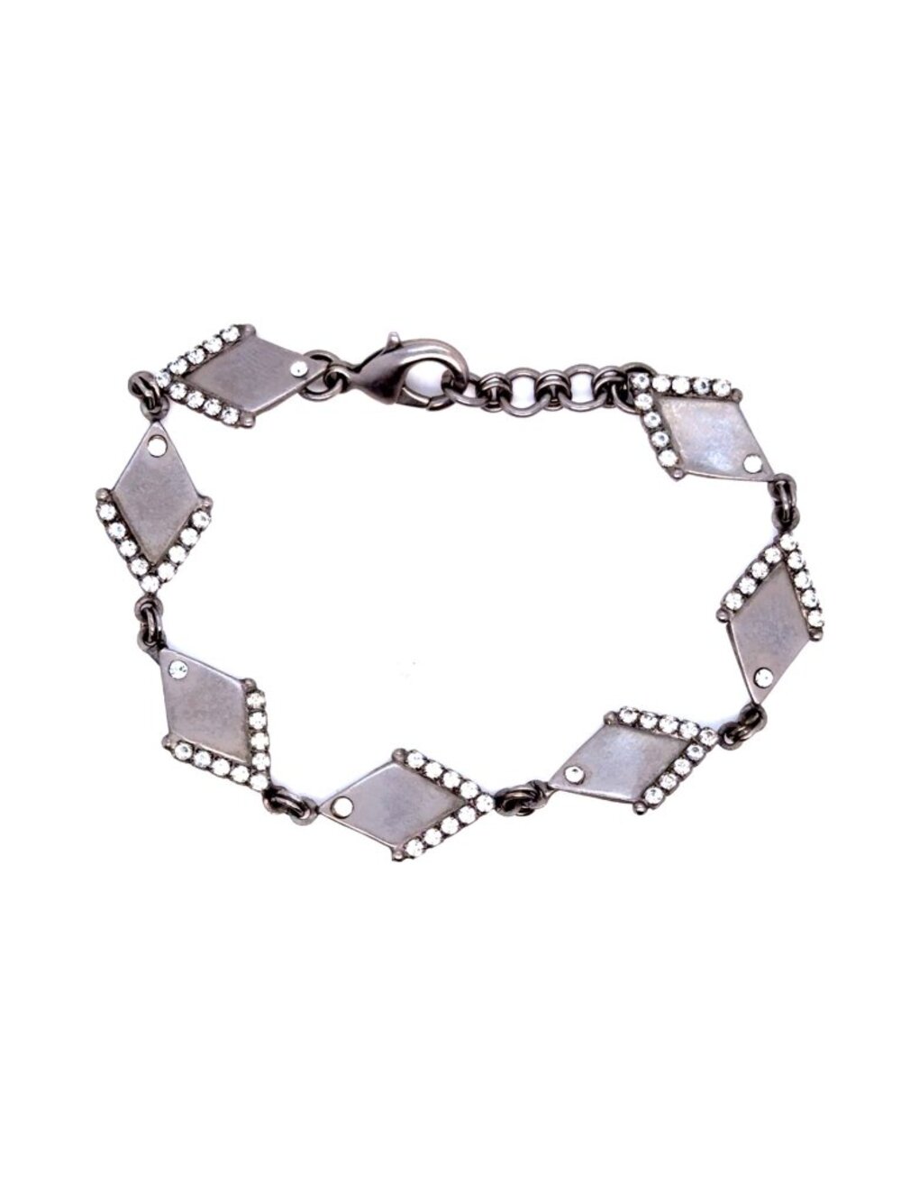 Sorrelli Diamond Shaped Crystals Accent Bracelet